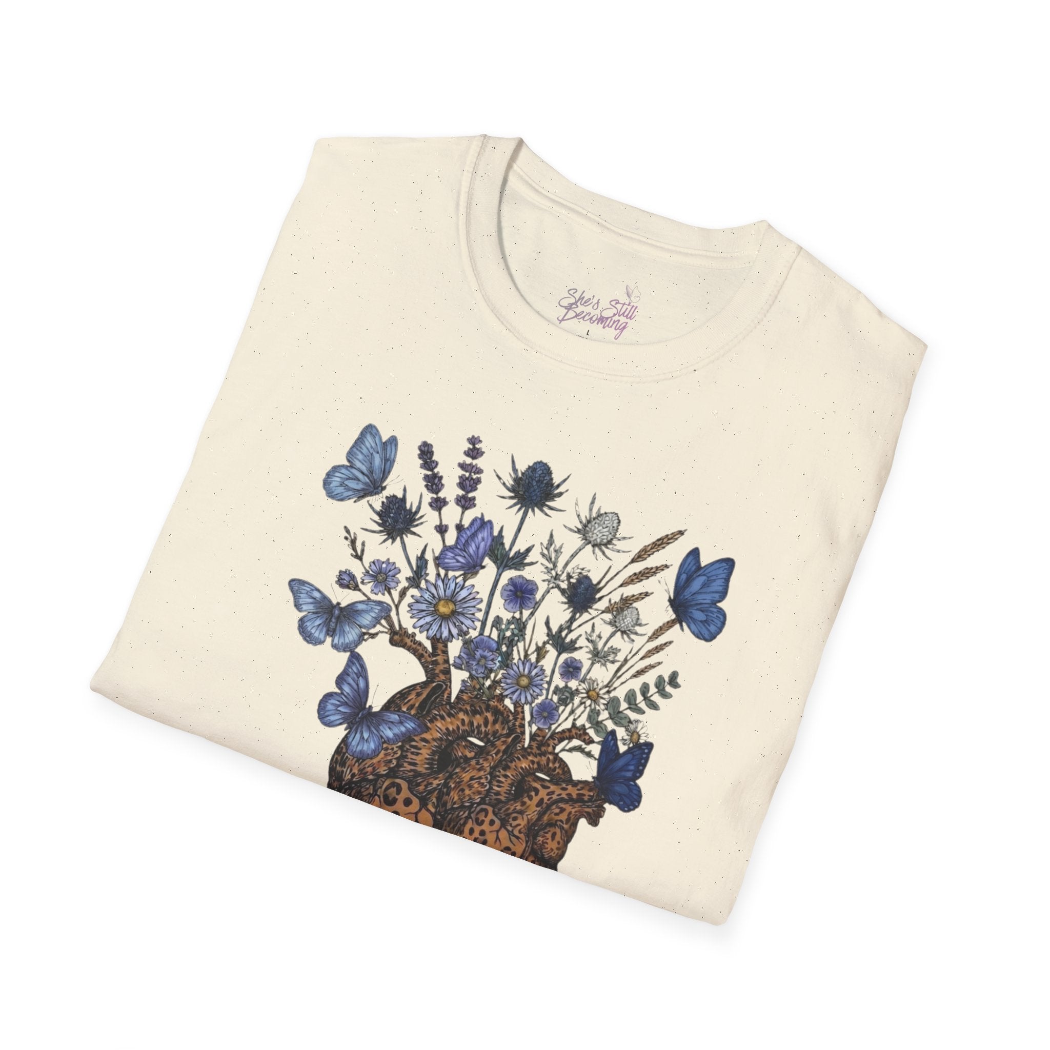 The Wild Heart: Final Bloom  |  She's Still Becoming Dual-Sided Tee