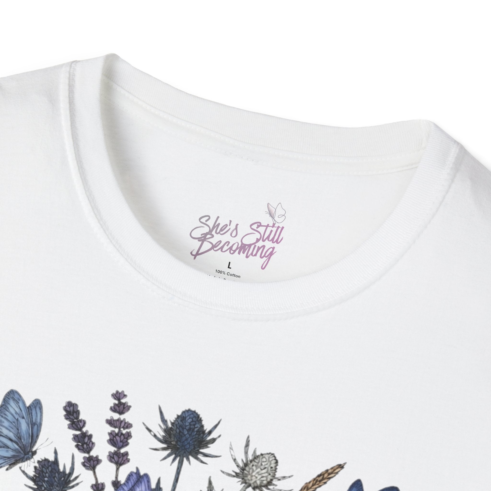 The Wild Heart: Final Bloom  |  She's Still Becoming Dual-Sided Tee
