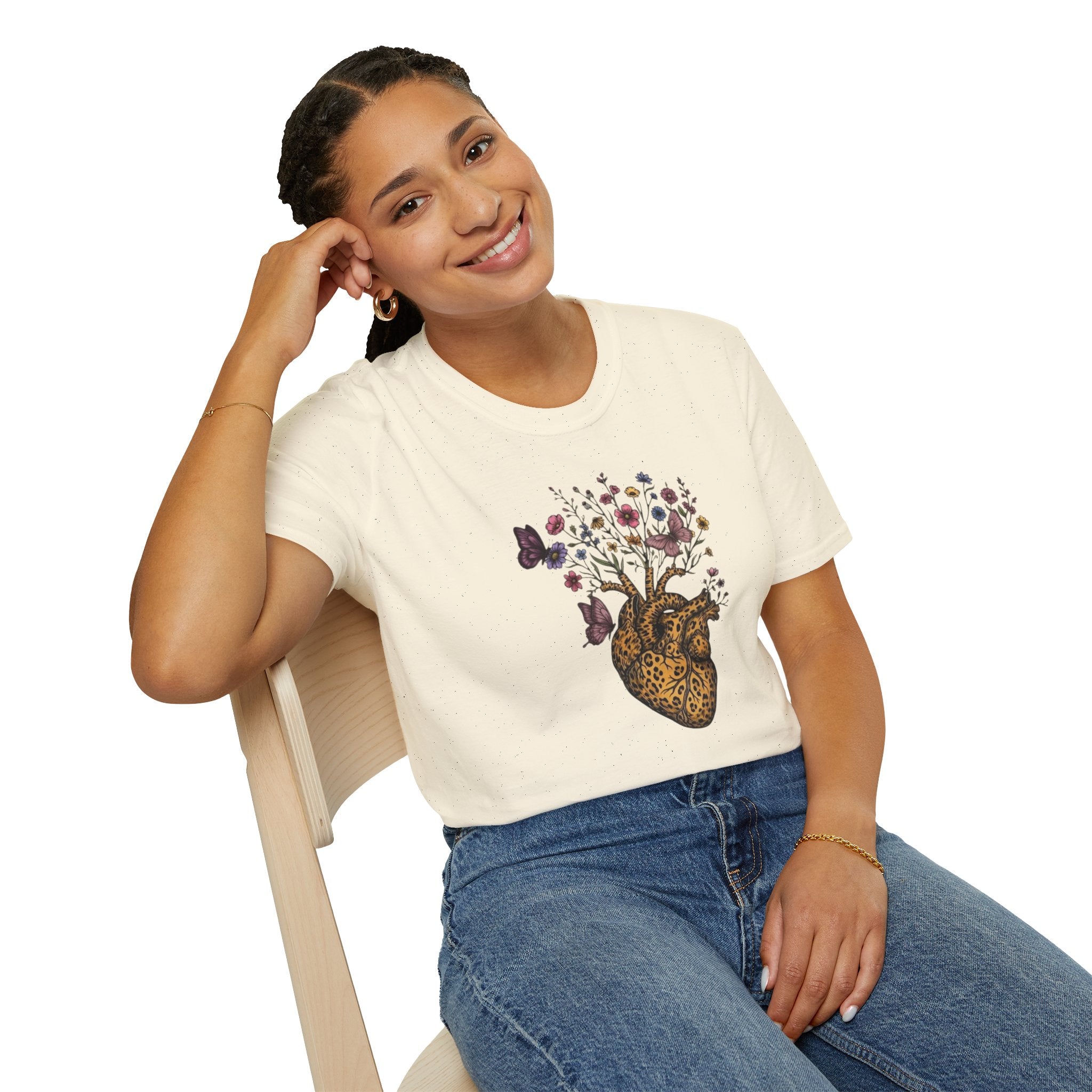Wildflower Heart Tee- Mother's Day Trilogy Collection  |  Floral Heart Shirt | She's Still Becoming