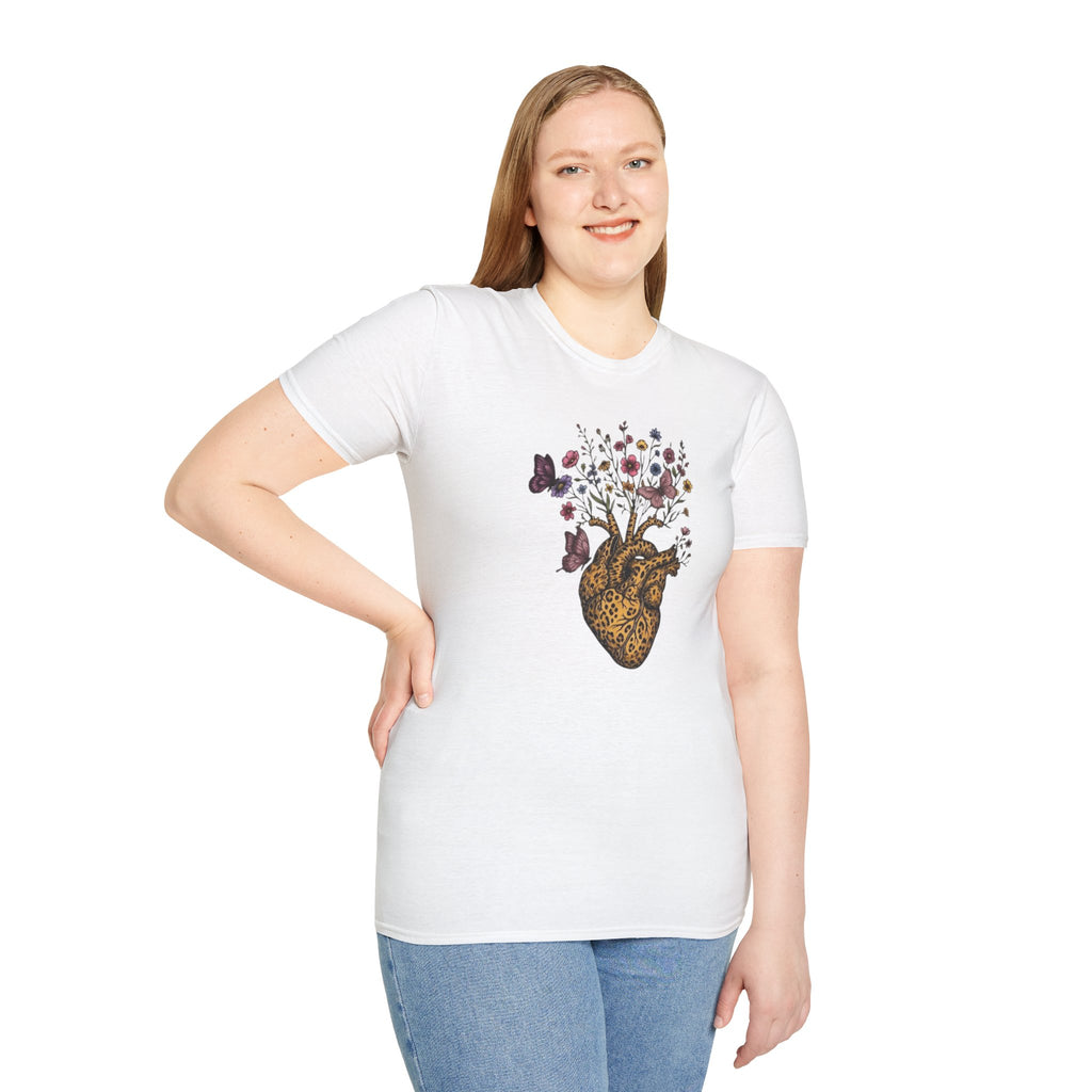 Wildflower Heart Tee- Mother's Day Trilogy Collection  |  Floral Heart Shirt | She's Still Becoming