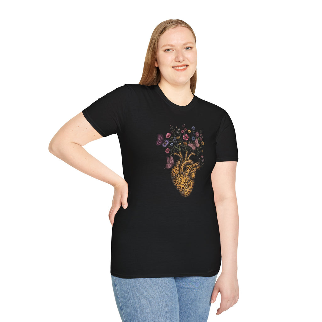 Wildflower Heart Tee- Mother's Day Trilogy Collection  |  Floral Heart Shirt | She's Still Becoming
