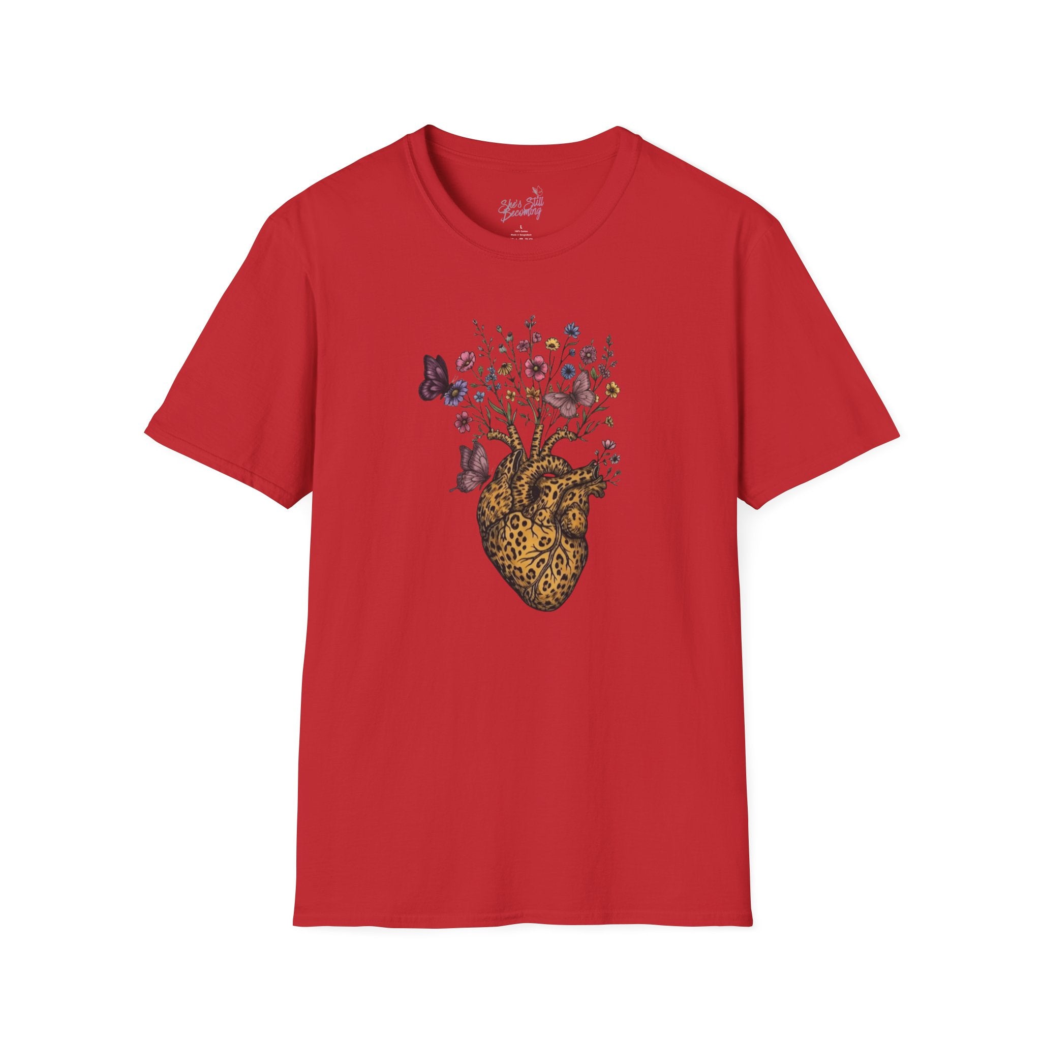 Wildflower Heart Tee- Mother's Day Trilogy Collection  |  Floral Heart Shirt | She's Still Becoming