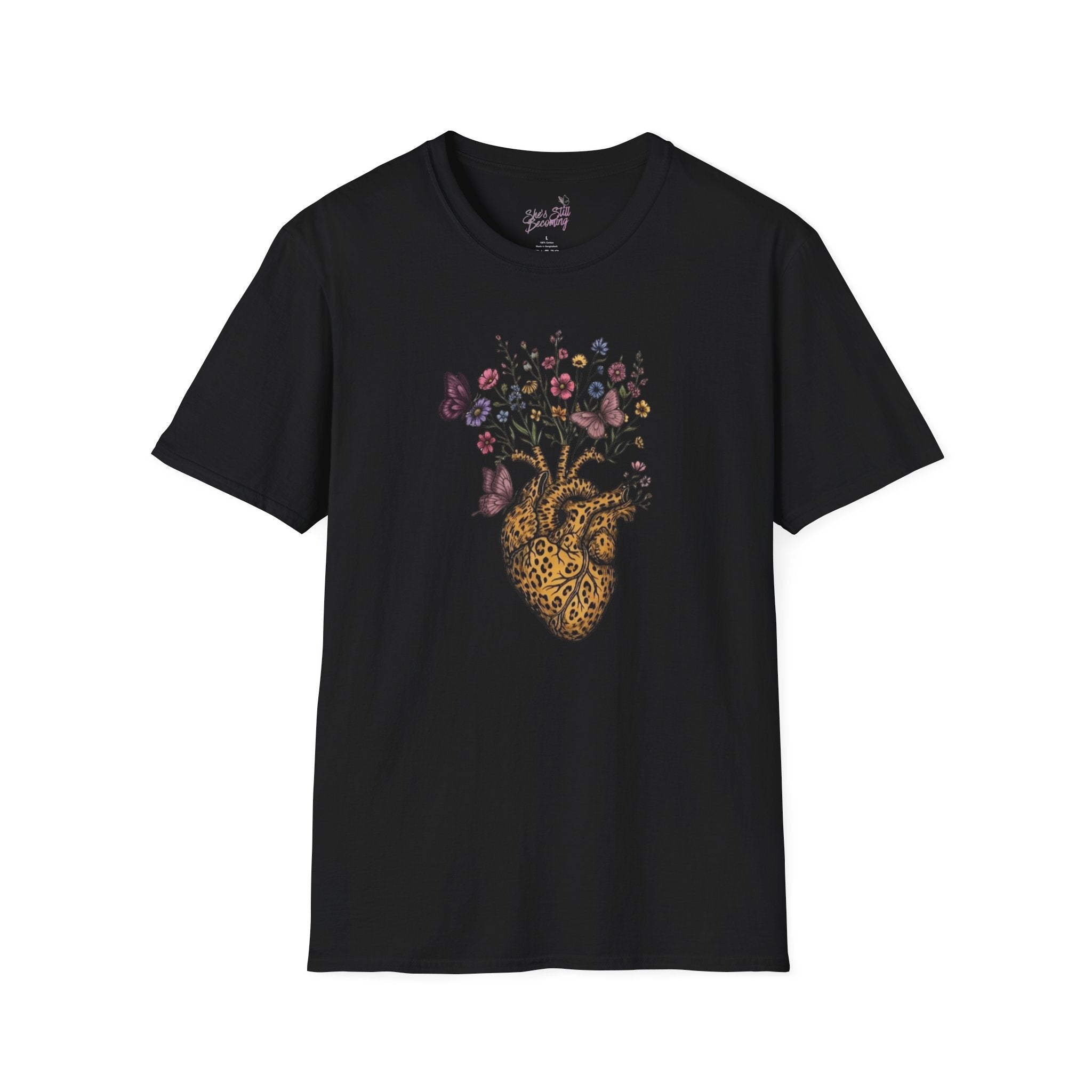 Wildflower Heart Tee- Mother's Day Trilogy Collection  |  Floral Heart Shirt | She's Still Becoming