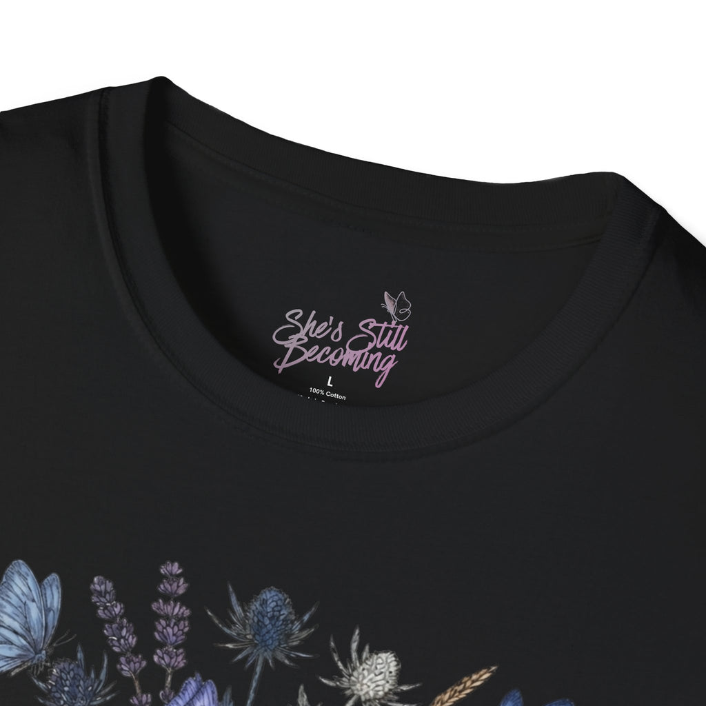 The Wild Heart: Final Bloom  |  She's Still Becoming Dual-Sided Tee