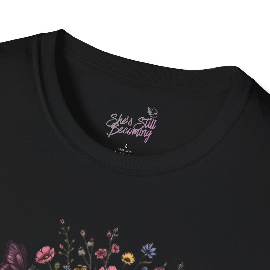 Wildflower Heart Tee- Mother's Day Trilogy Collection  |  Floral Heart Shirt | She's Still Becoming