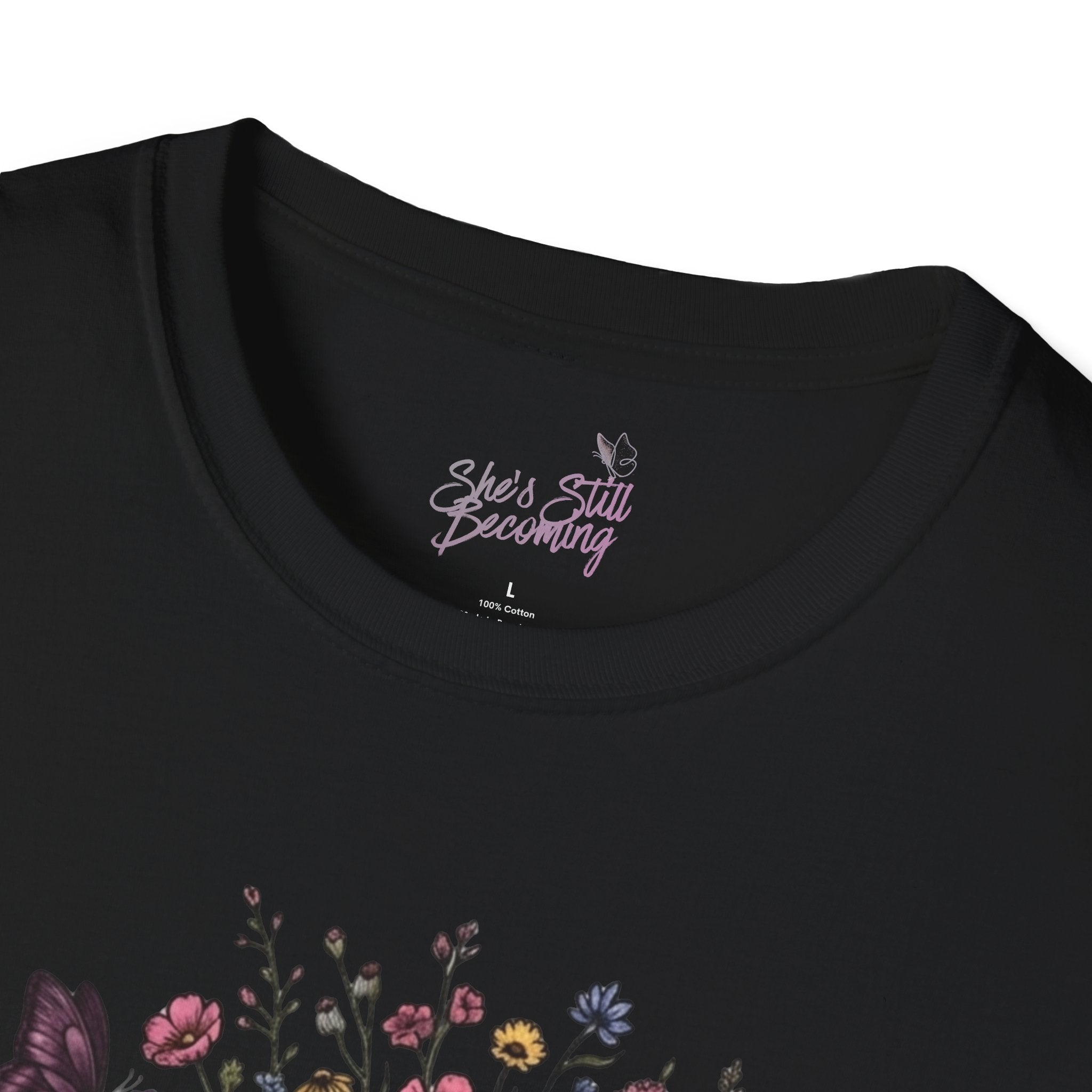 Wildflower Heart Tee- Mother's Day Trilogy Collection  |  Floral Heart Shirt | She's Still Becoming