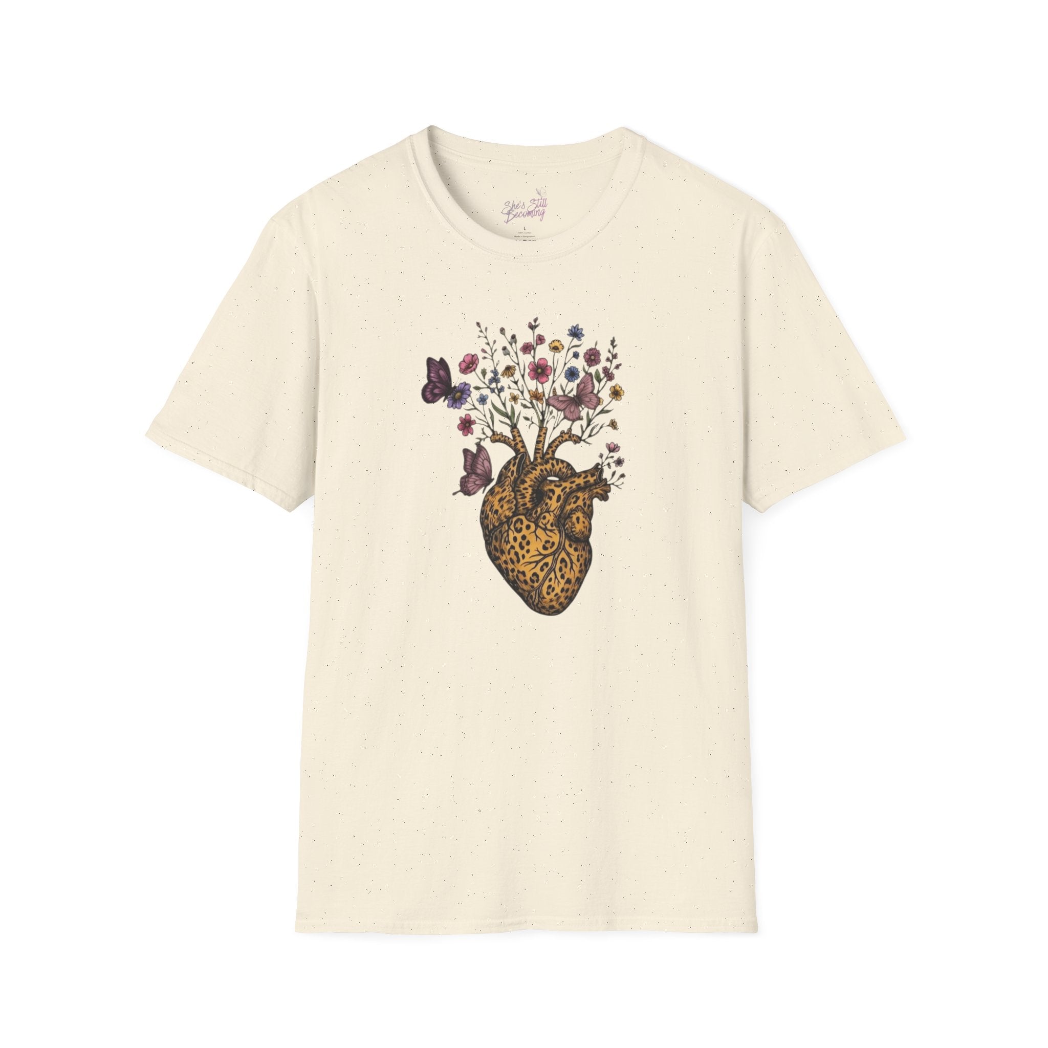 Wildflower Heart Tee- Mother's Day Trilogy Collection  |  Floral Heart Shirt | She's Still Becoming