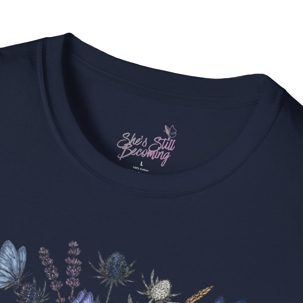 The Wild Heart: Final Bloom  |  She's Still Becoming Dual-Sided Tee