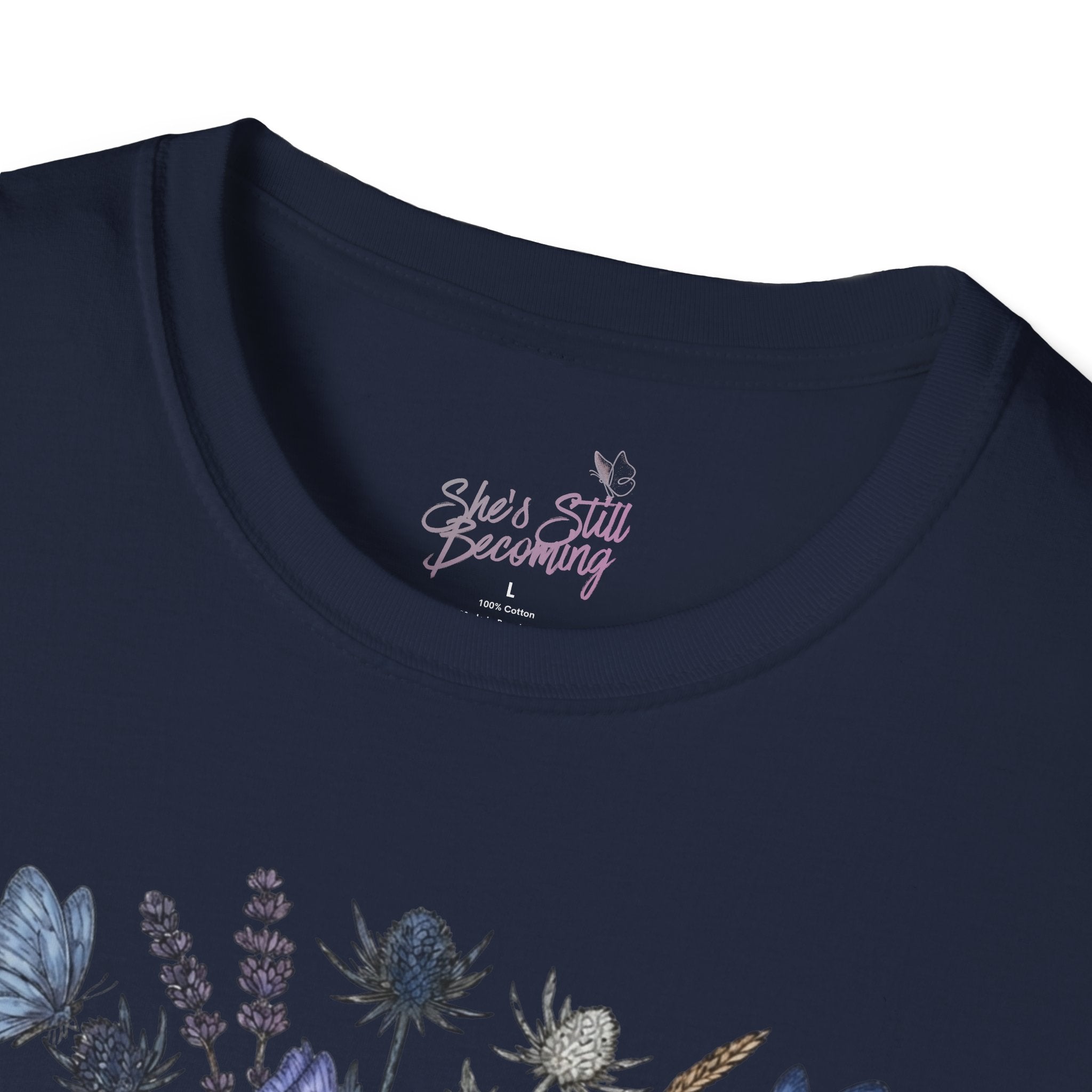 The Wild Heart: Final Bloom  |  She's Still Becoming Dual-Sided Tee