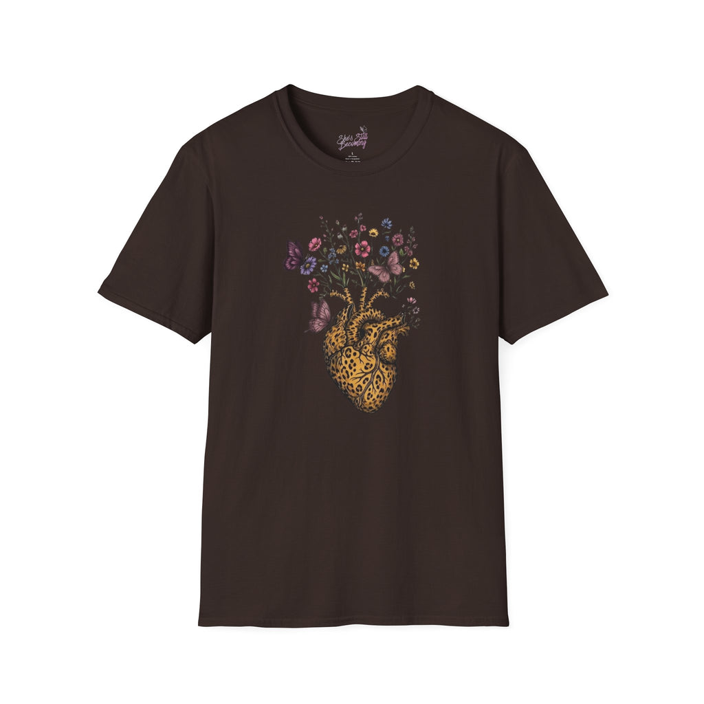 Wildflower Heart Tee- Mother's Day Trilogy Collection  |  Floral Heart Shirt | She's Still Becoming