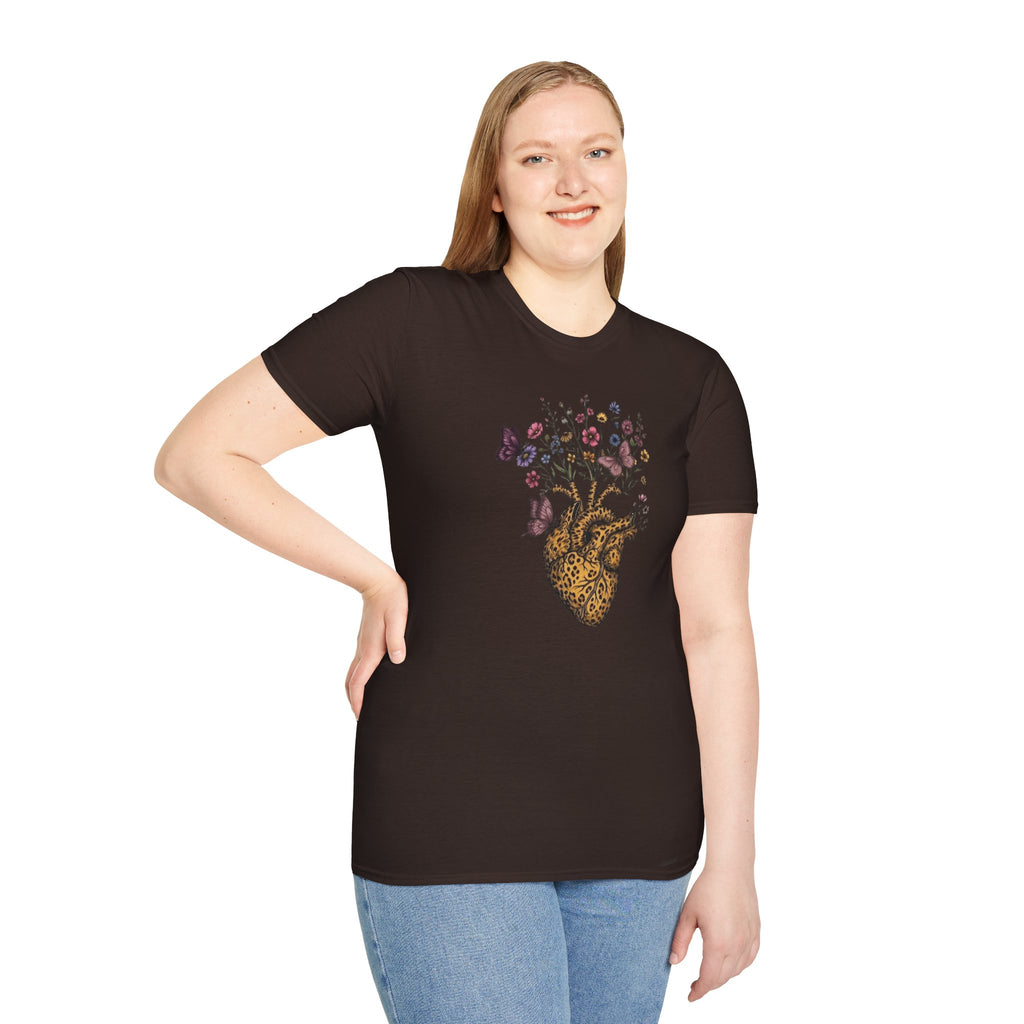 Wildflower Heart Tee- Mother's Day Trilogy Collection  |  Floral Heart Shirt | She's Still Becoming
