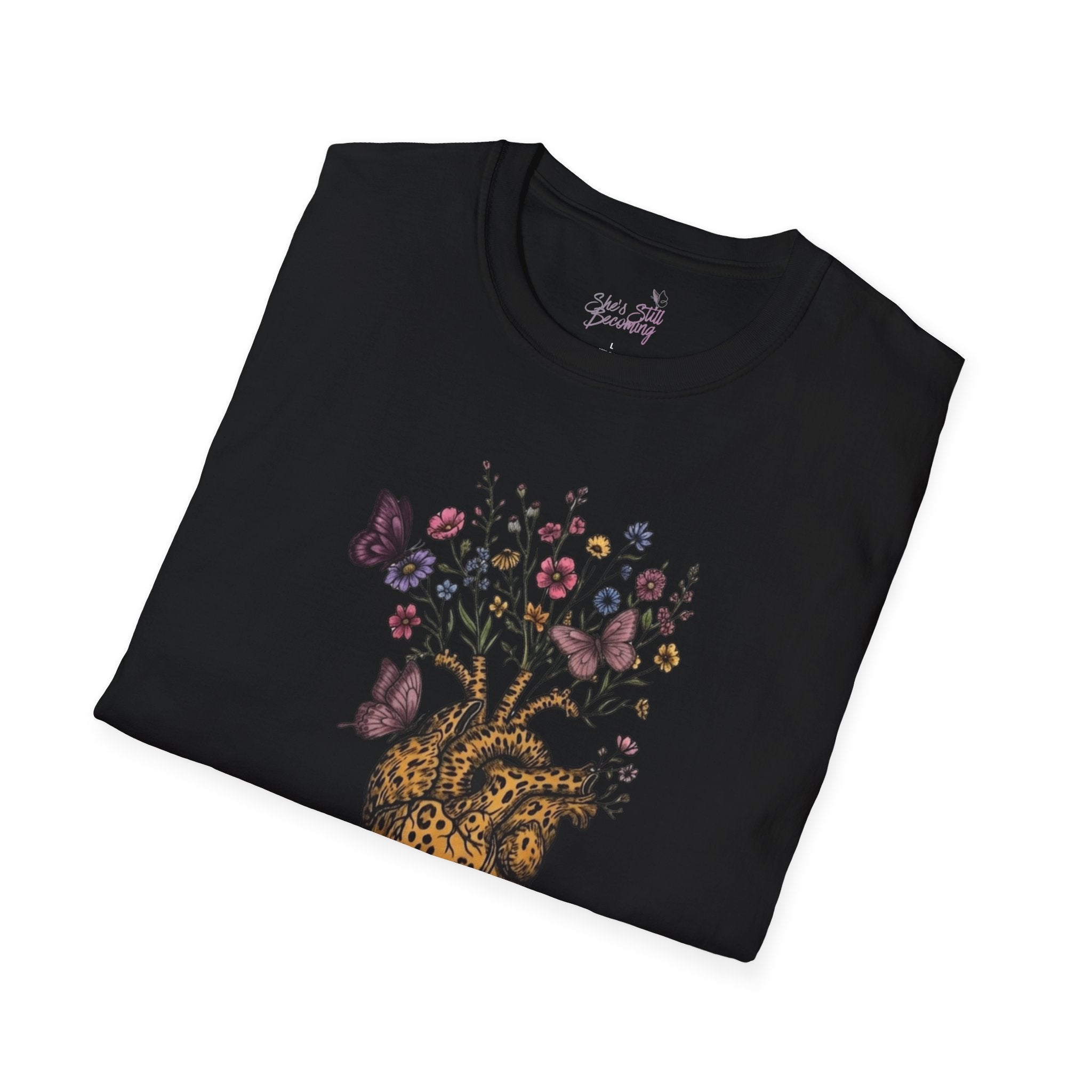 Wildflower Heart Tee- Mother's Day Trilogy Collection  |  Floral Heart Shirt | She's Still Becoming