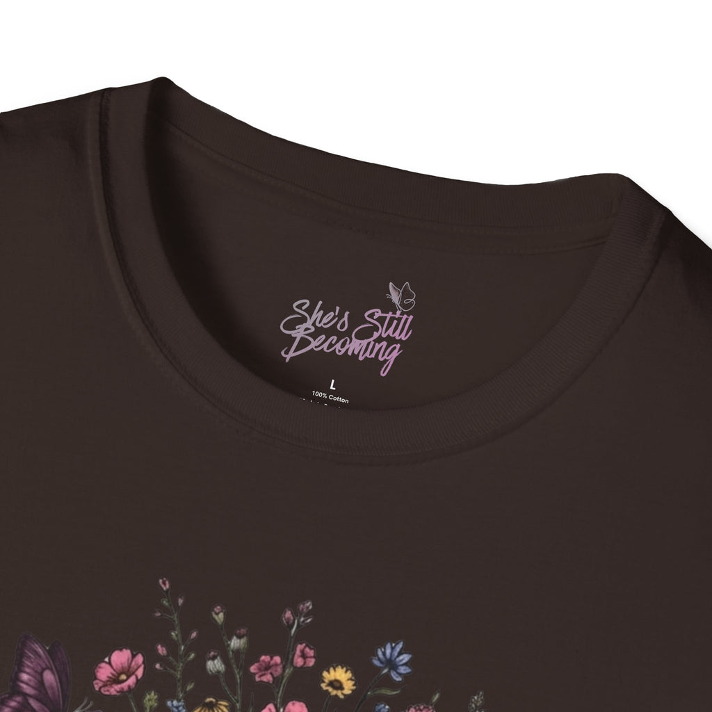 Wildflower Heart Tee- Mother's Day Trilogy Collection  |  Floral Heart Shirt | She's Still Becoming