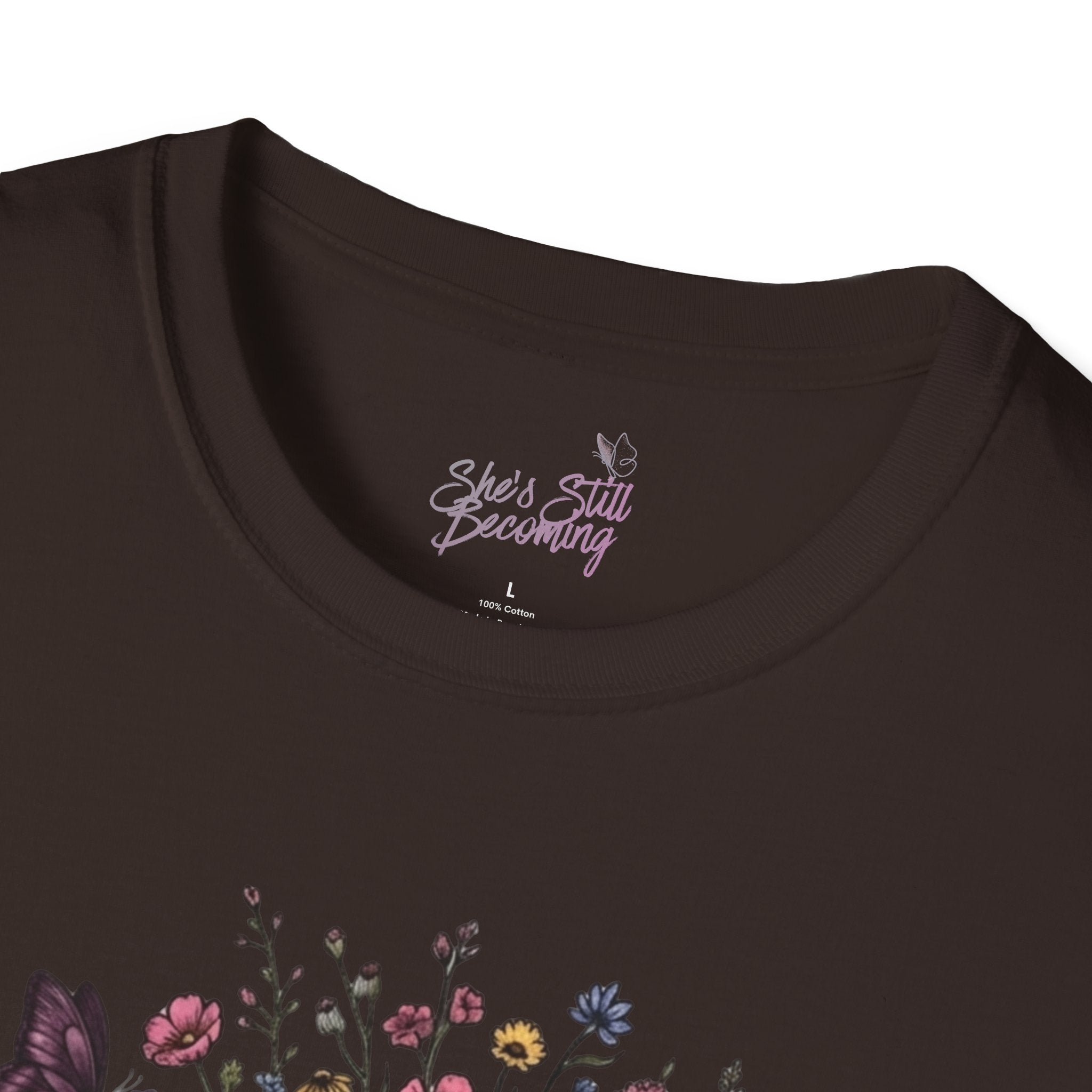 Wildflower Heart Tee- Mother's Day Trilogy Collection  |  Floral Heart Shirt | She's Still Becoming