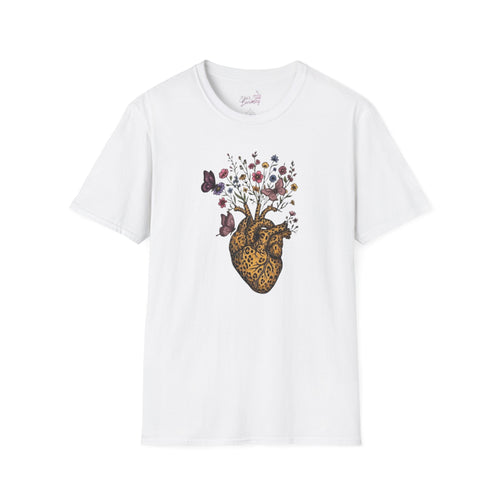 Wildflower Heart Tee- Mother's Day Trilogy Collection  |  Floral Heart Shirt | She's Still Becoming