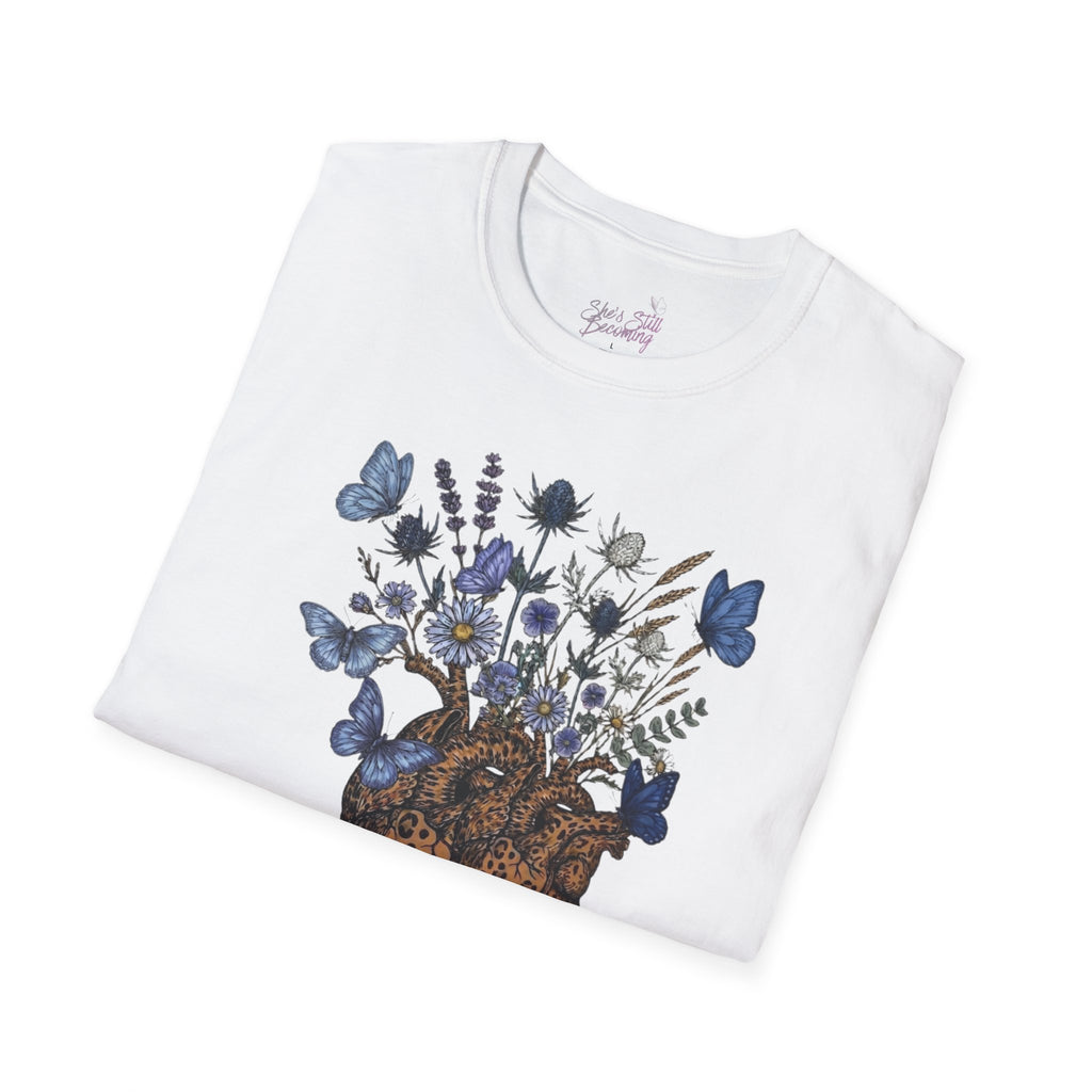 The Wild Heart: Final Bloom  |  She's Still Becoming Dual-Sided Tee