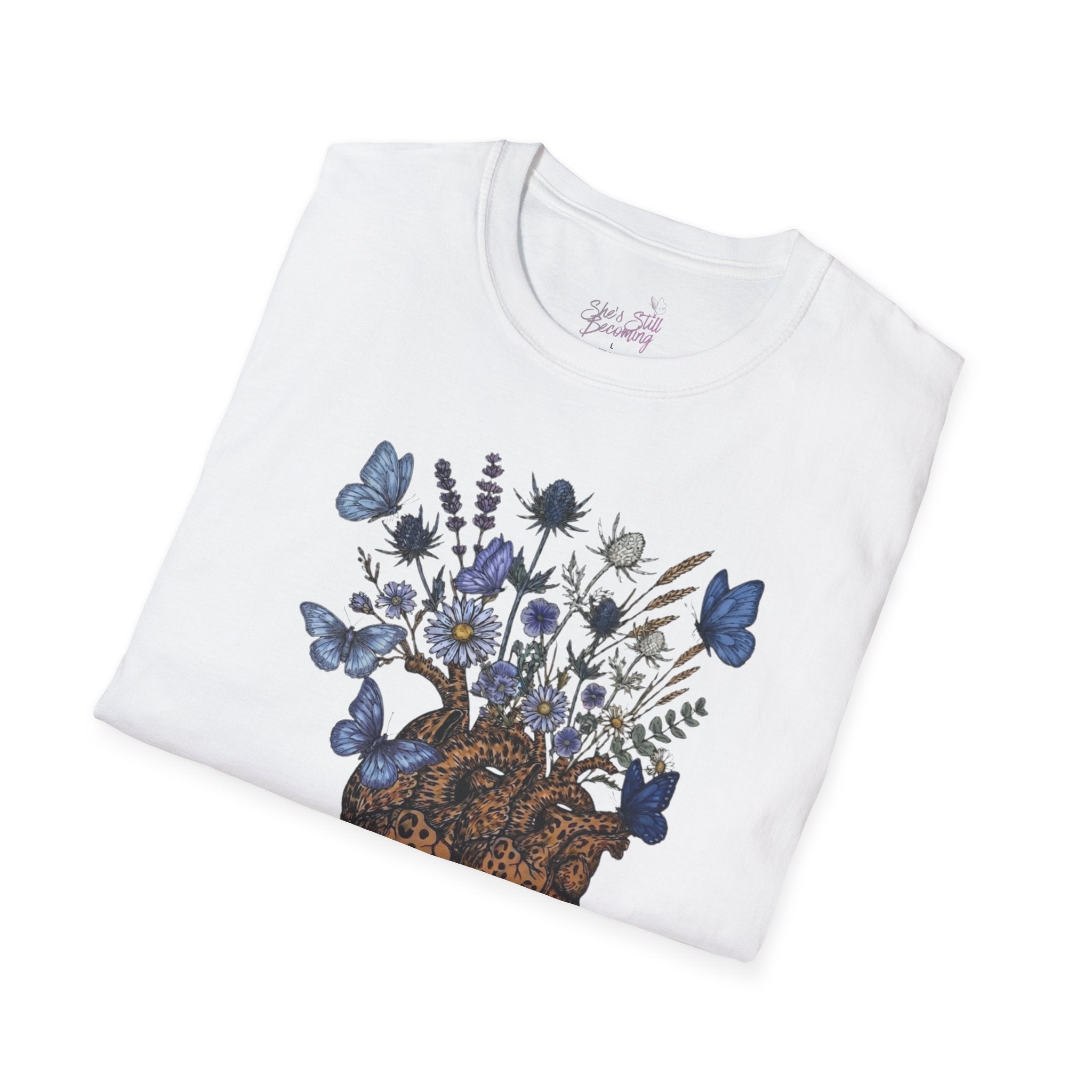 The Wild Heart: Final Bloom  |  She's Still Becoming Dual-Sided Tee
