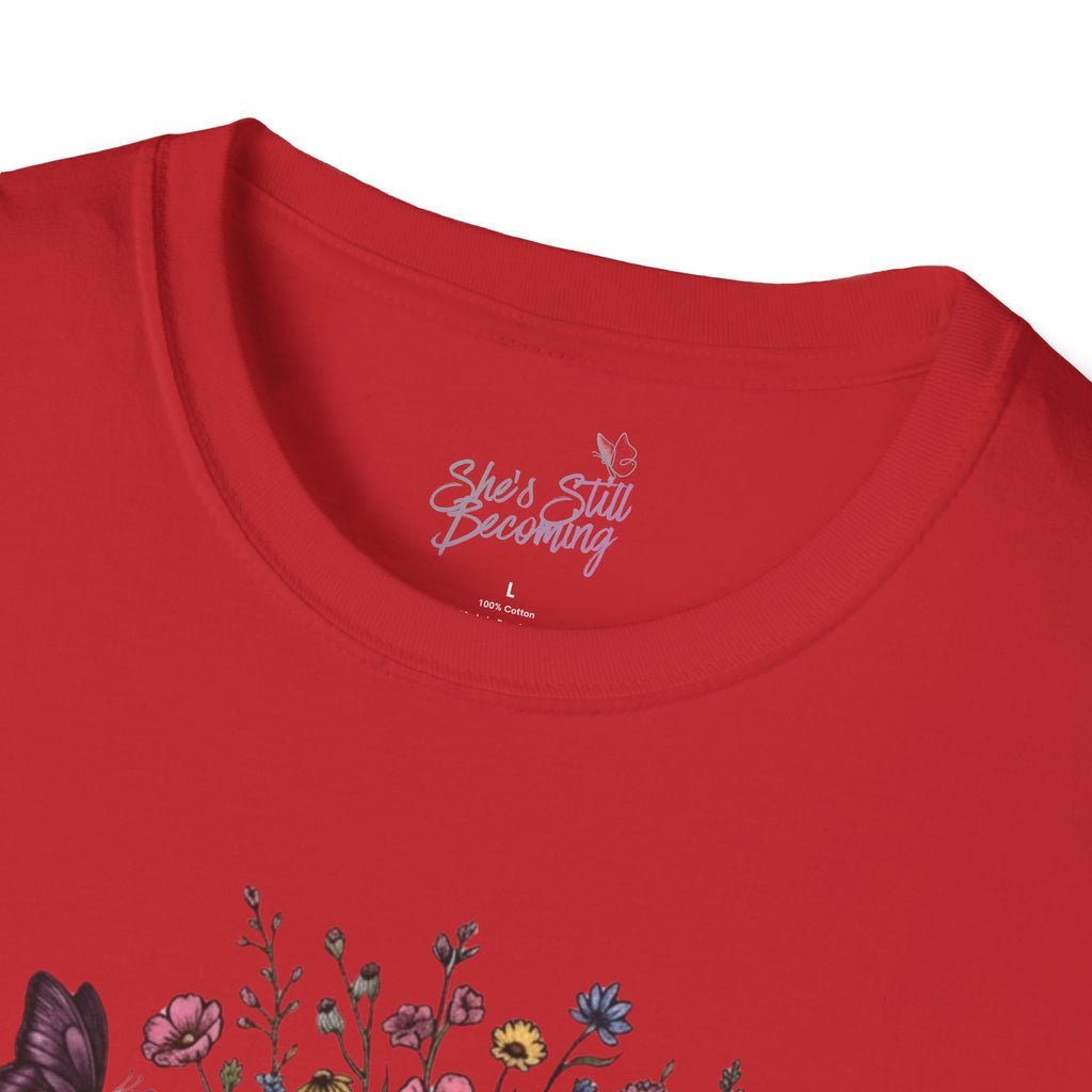 Wildflower Heart Tee- Mother's Day Trilogy Collection  |  Floral Heart Shirt | She's Still Becoming