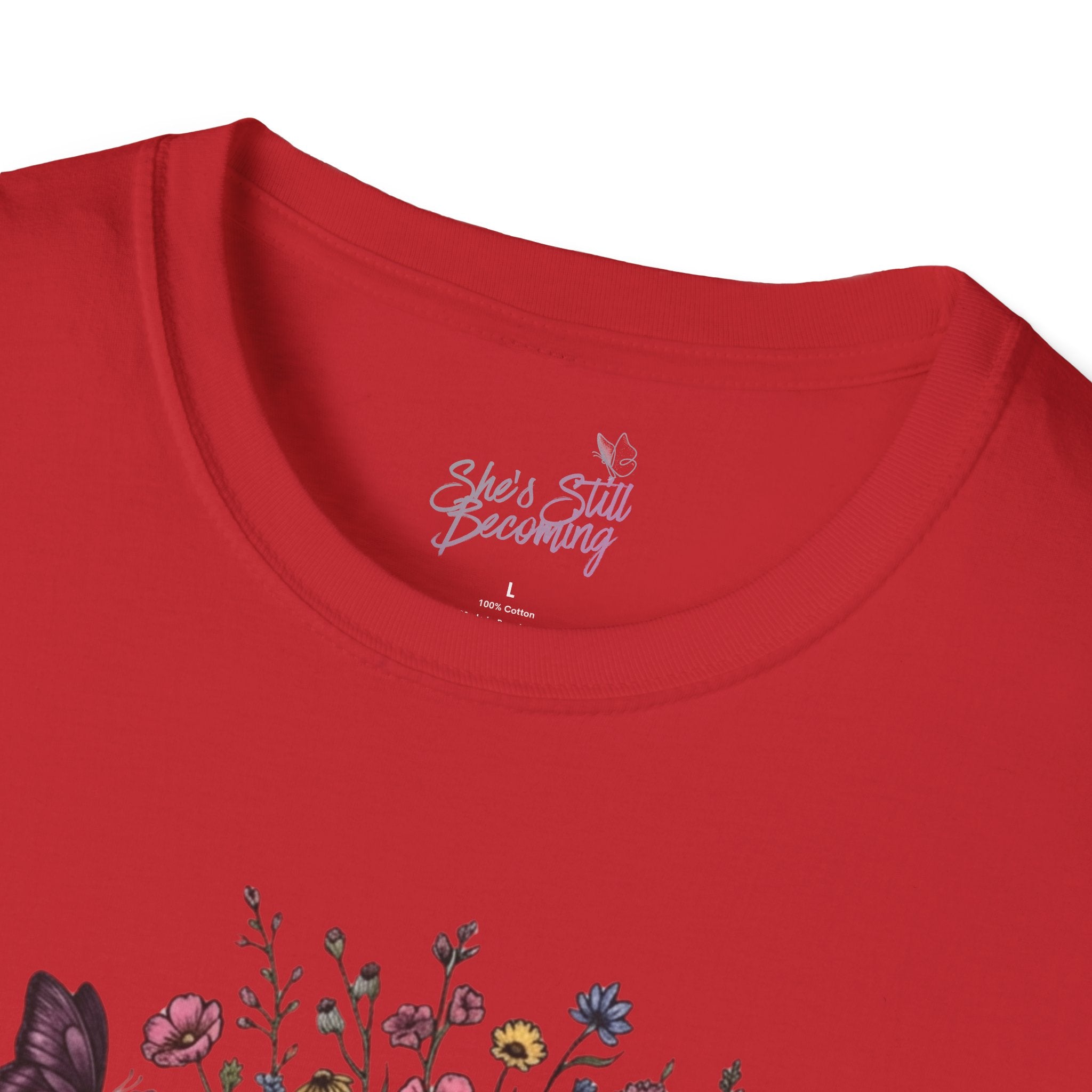 Wildflower Heart Tee- Mother's Day Trilogy Collection  |  Floral Heart Shirt | She's Still Becoming