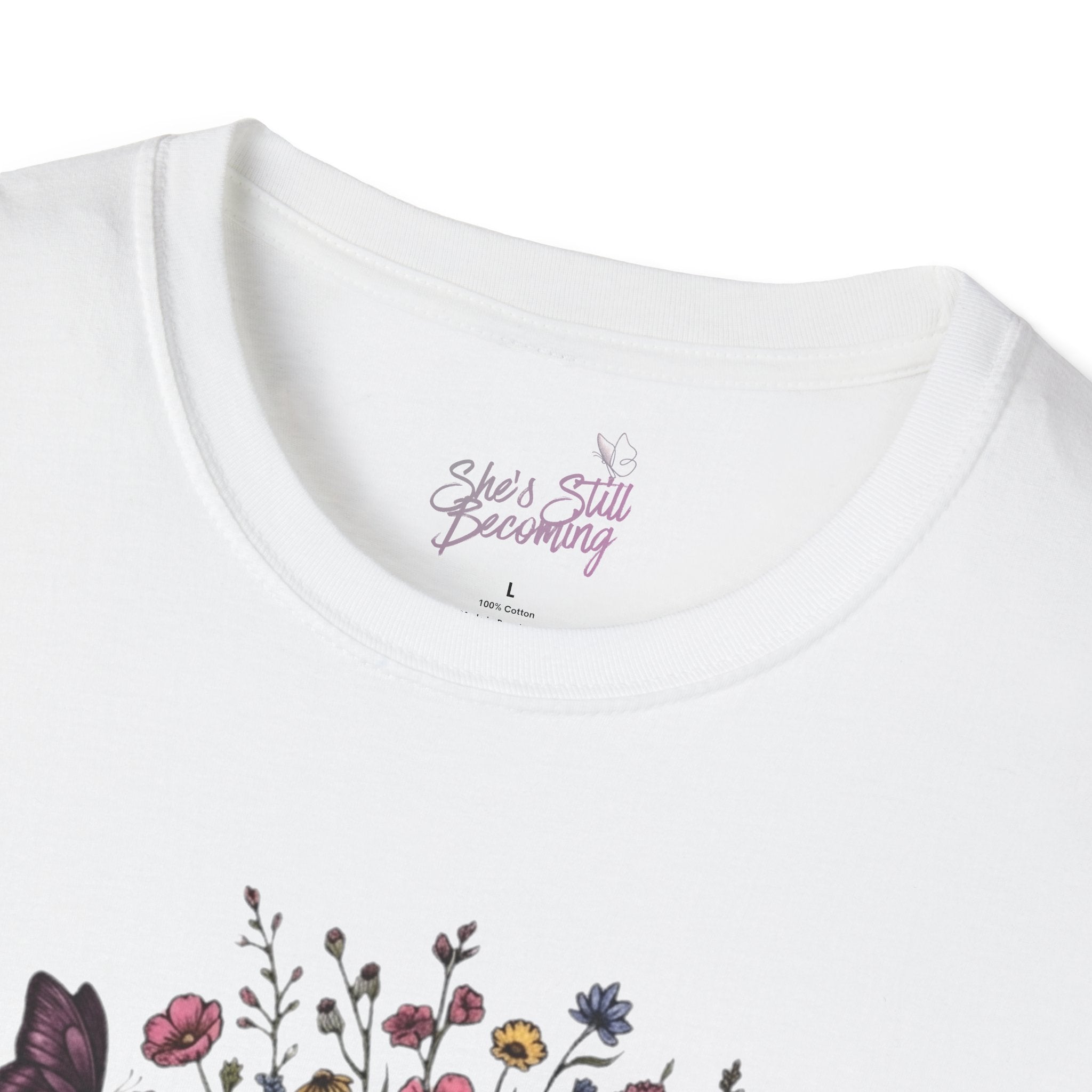 Wildflower Heart Tee- Mother's Day Trilogy Collection  |  Floral Heart Shirt | She's Still Becoming