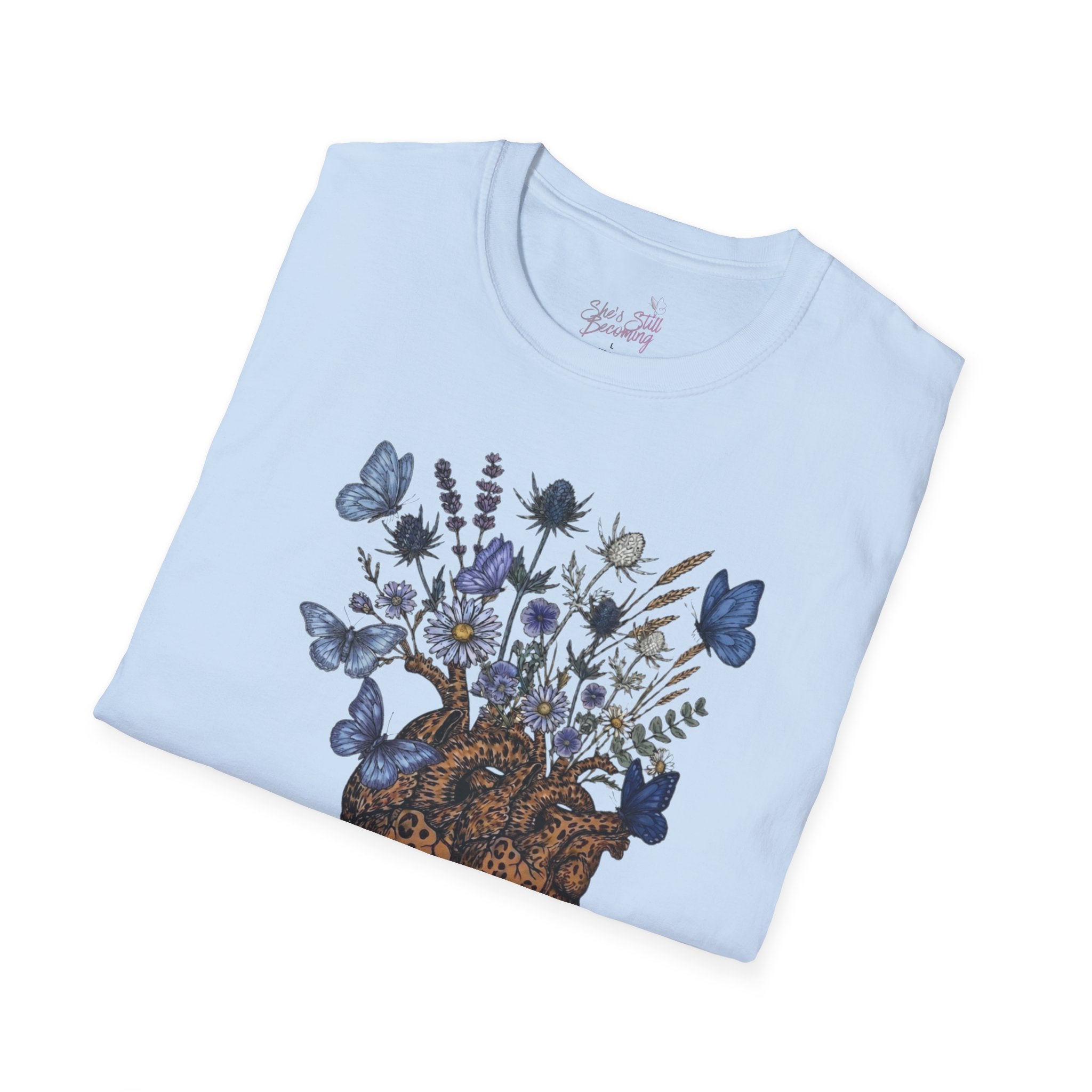 The Wild Heart: Final Bloom  |  She's Still Becoming Dual-Sided Tee