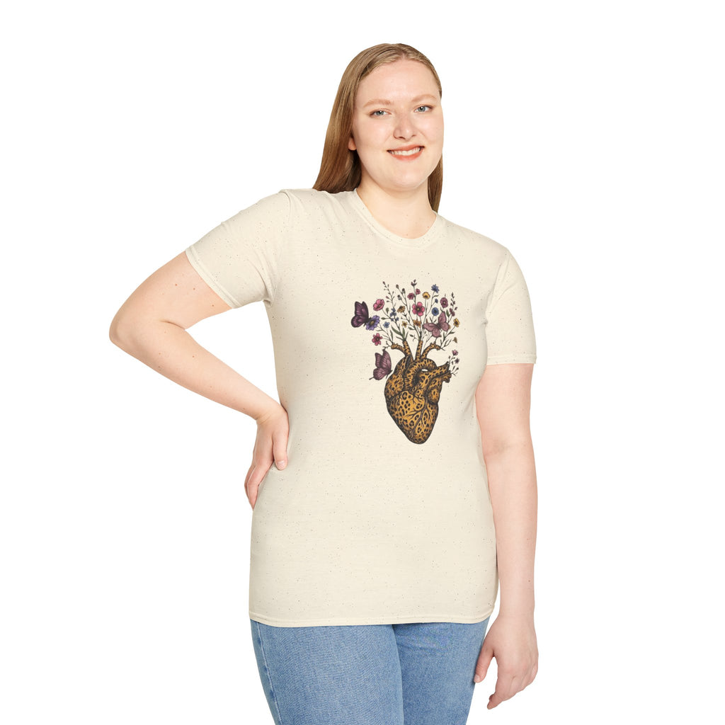 Wildflower Heart Tee- Mother's Day Trilogy Collection  |  Floral Heart Shirt | She's Still Becoming