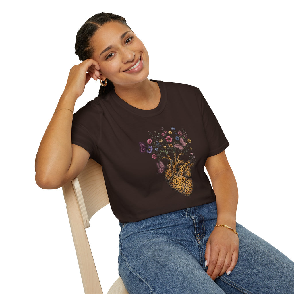 Wildflower Heart Tee- Mother's Day Trilogy Collection  |  Floral Heart Shirt | She's Still Becoming