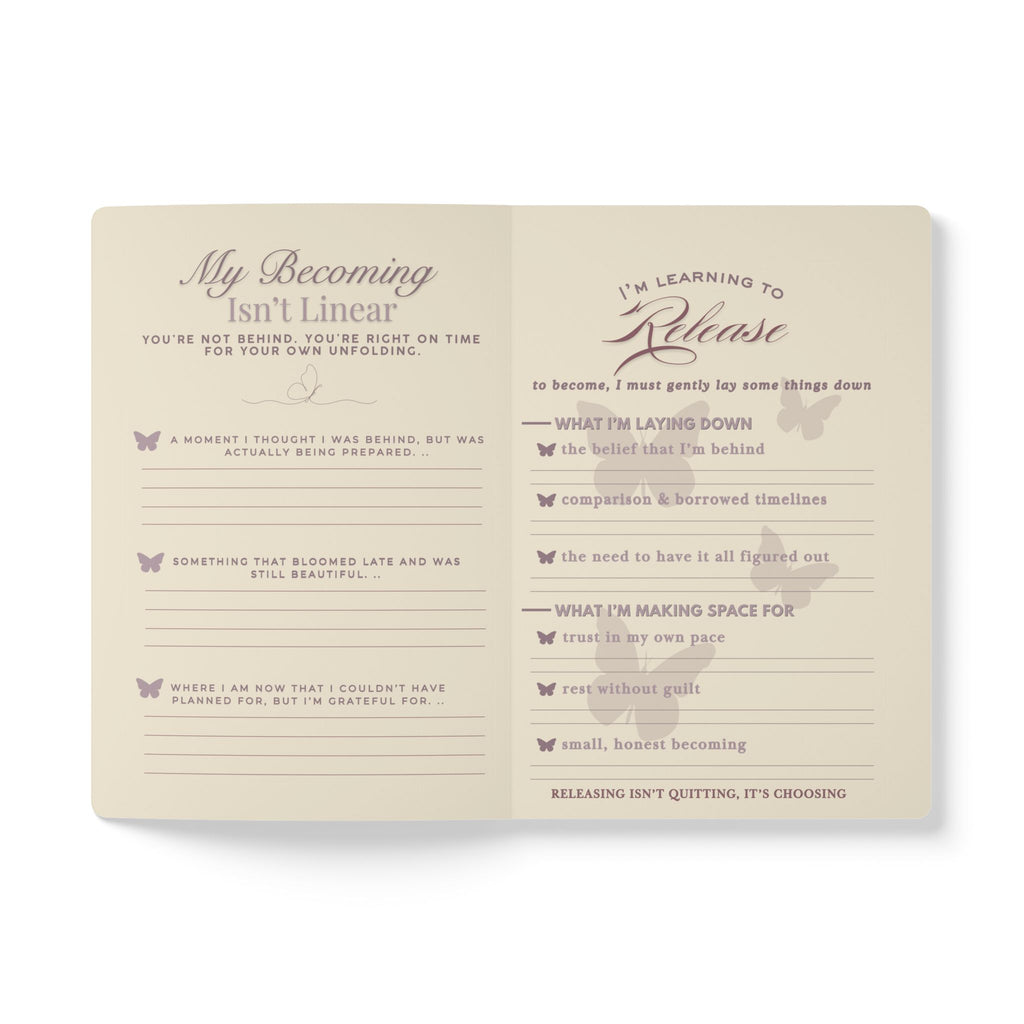 You're Not Behind, You're Becoming | Guided Journal for Women