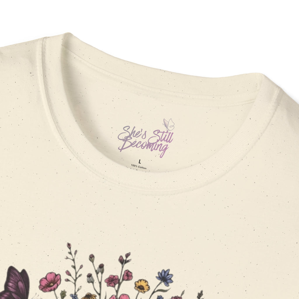 Wildflower Heart Tee- Mother's Day Trilogy Collection  |  Floral Heart Shirt | She's Still Becoming