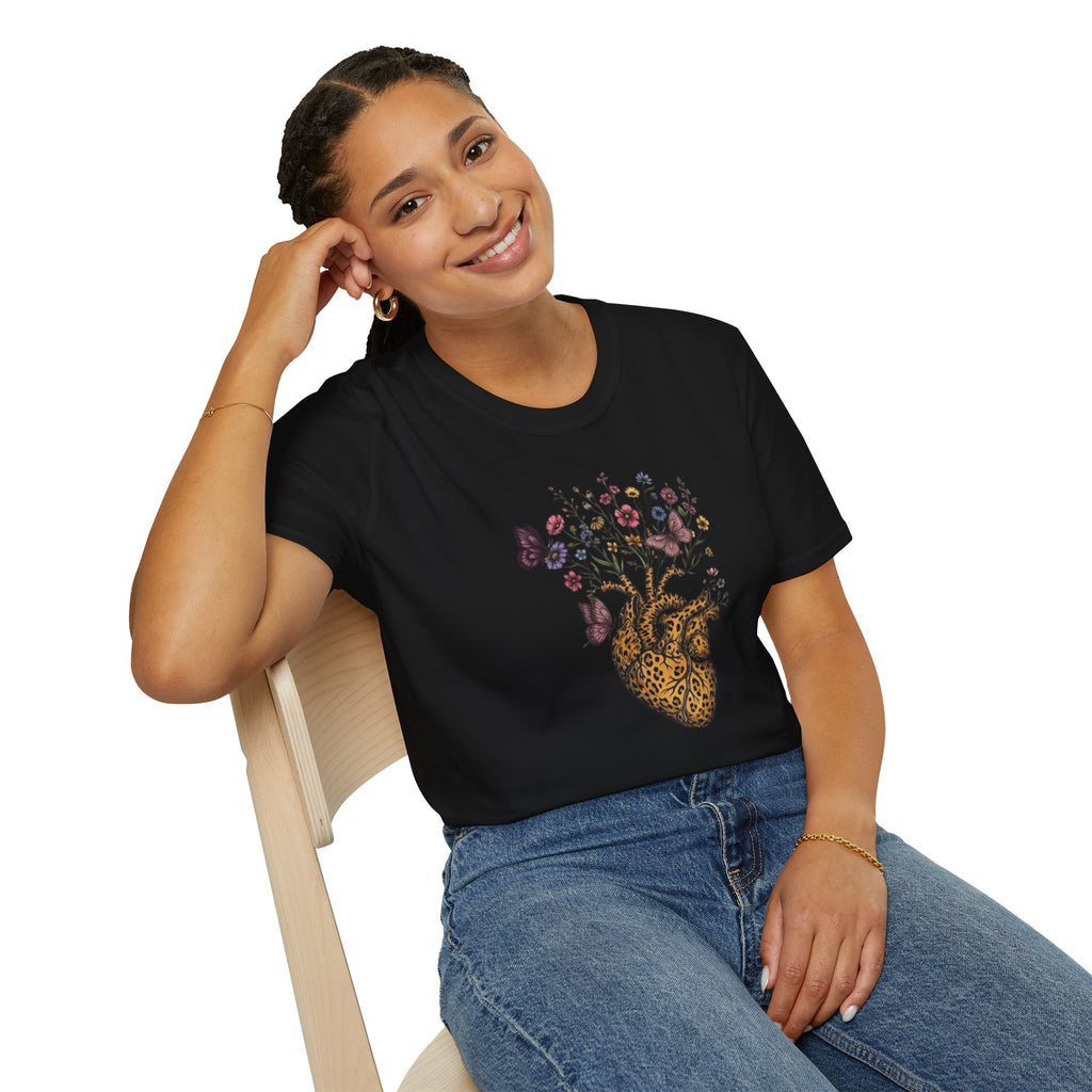 Wildflower Heart Tee- Mother's Day Trilogy Collection  |  Floral Heart Shirt | She's Still Becoming
