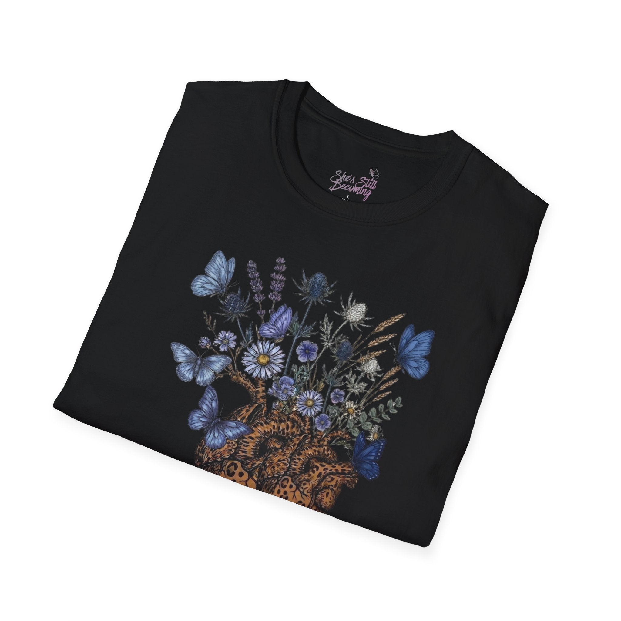 The Wild Heart: Final Bloom  |  She's Still Becoming Dual-Sided Tee