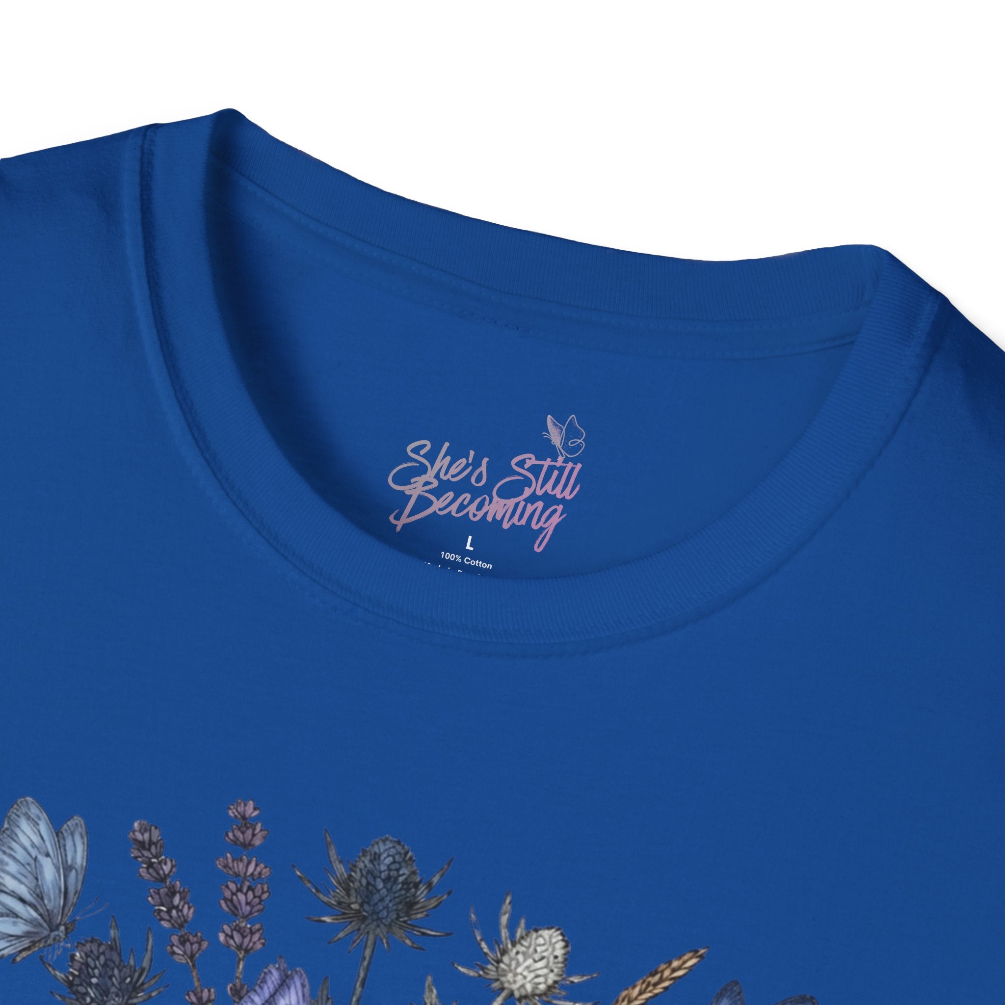 The Wild Heart: Final Bloom  |  She's Still Becoming Dual-Sided Tee